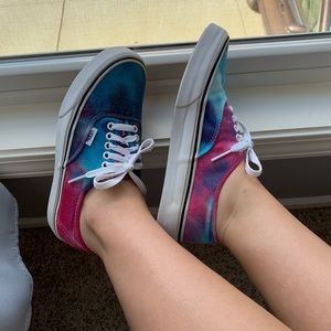 tie die Vans size 8